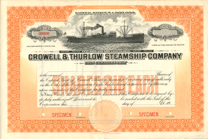 Crowell and Thurlow Steamship Co.